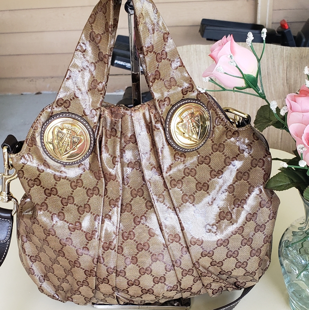 authentic gucci crystal two way bag - Picture 2 of 8